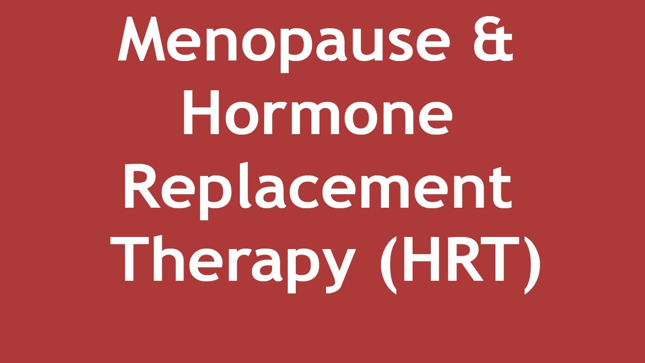 Menopause & Hormone Replacement Therapy (HRT) | Dr. Shikha Parmar - YouTube