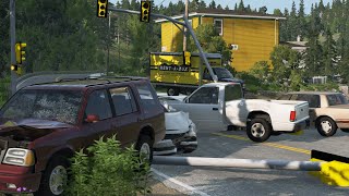 Broken Traffic Light Crashes #2 | BeamNG Drive