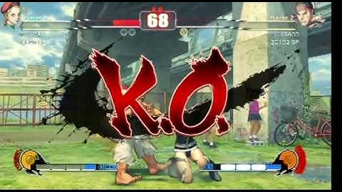 SF4 Cammy (Faux123) vs C.Viper, Sagat, Ryu, Vega and Dhalsim G1 Championship Final PSN