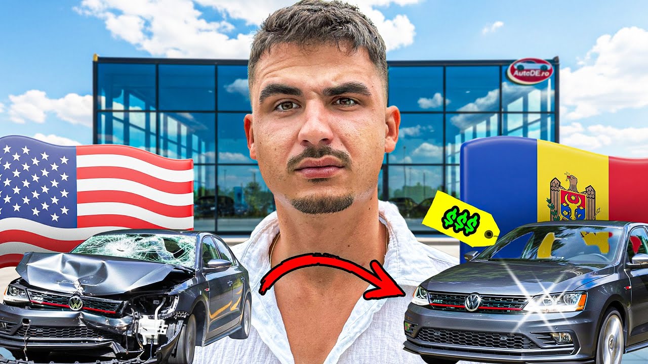 De ce MASINILE CU DAUNA TOTALA DE AMERICA ajung in Moldova si Ucraina !? 😵‍💫