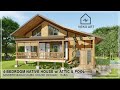 EP- 52 | 4 BEDROOM NATIVE HOUSE with ATTIC & POOL | Modern Bahay Kubo House Design | NEKO ART