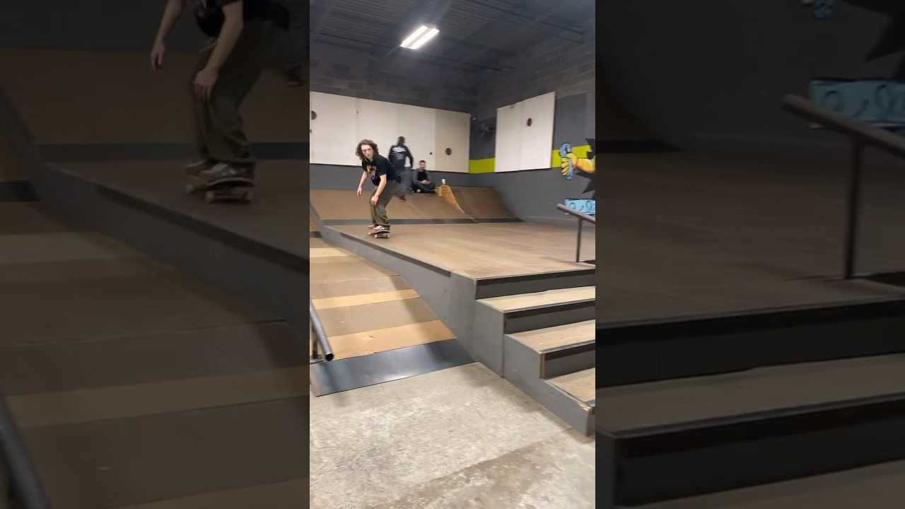 FS Bigspin Down 4 Stair Q Skatepark skate sk8 skateclips 