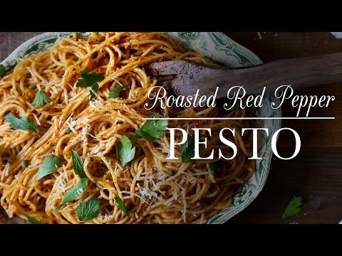 Roasted Red Pepper Pesto | Kitchen Vignettes | PBS Food