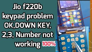 Jio f220b keypad not working | jio f220b keypad 