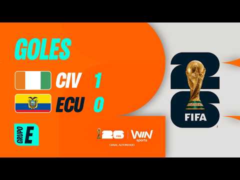 Costa de Marfil vs. Ecuador (goles) - Copa Mundial de la FIFA 2026™