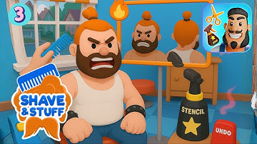 Shave & Stuff Part 3 – The New Barber Crafts a Wild Style That Shocks Everyone