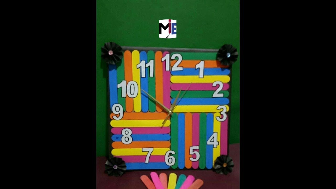 Broken wall clock idea/Handmade wall clock YouTube