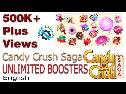 Candy Crush Saga - Top secret trick - unlimited boosters (English)