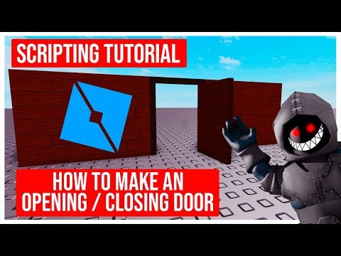 Scripting Tutorial How To Script A Opening Closing Door Roblox Studio Youtube - exoplaysroblox