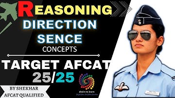 DIRECTION SENCE TEST CONCEPT || AFCAT || SSC CGL || Desire to Learn