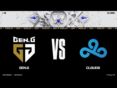 GEN vs. C9 | Worlds Quarterfinals Day 4 | Gen.G vs. Cloud9 | Game 2 (2021)