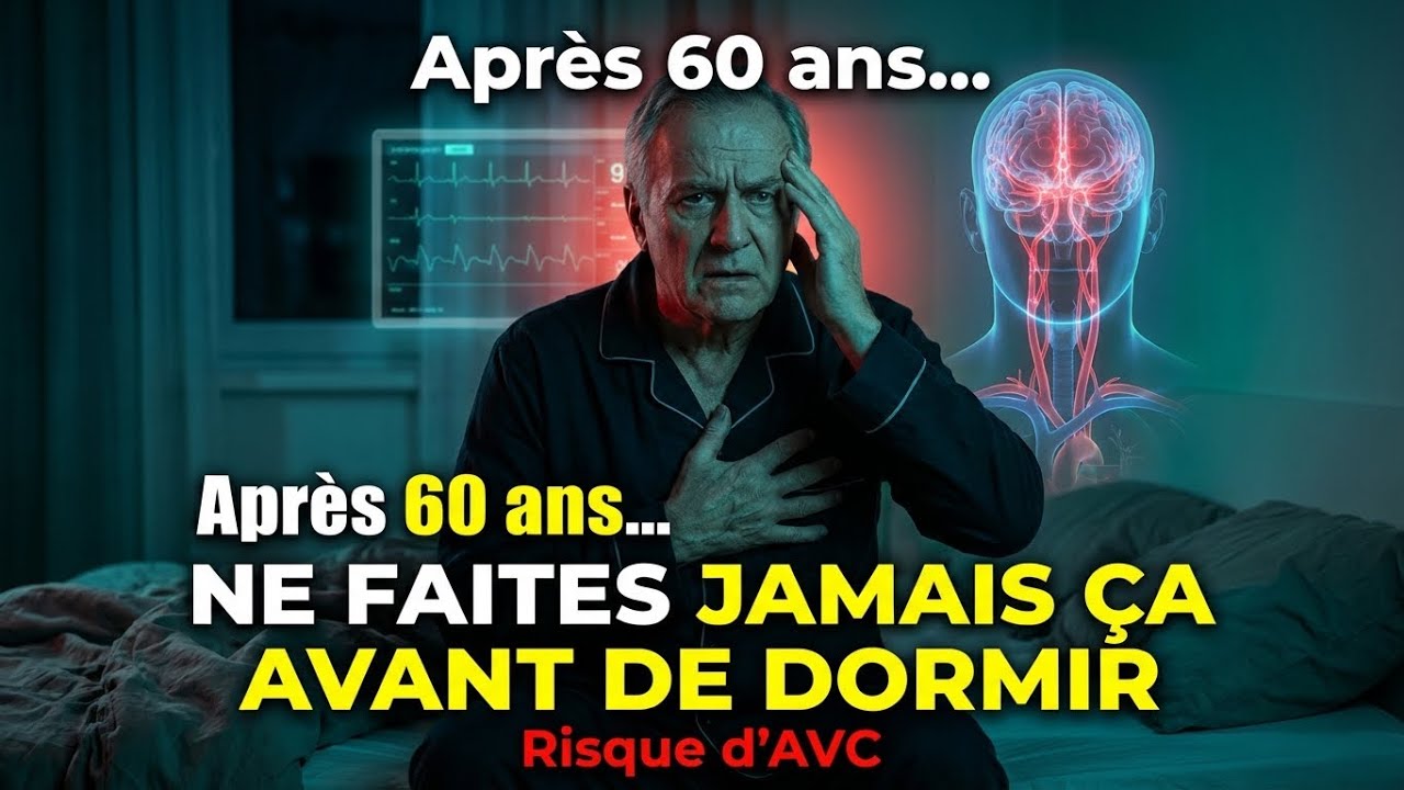 Si vous avez plus de 60 ans, ne faites jamais ça avant de dormir Risque ...
