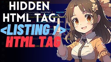 Hidden HTML Tag | Listing Tag under 60 Seconds