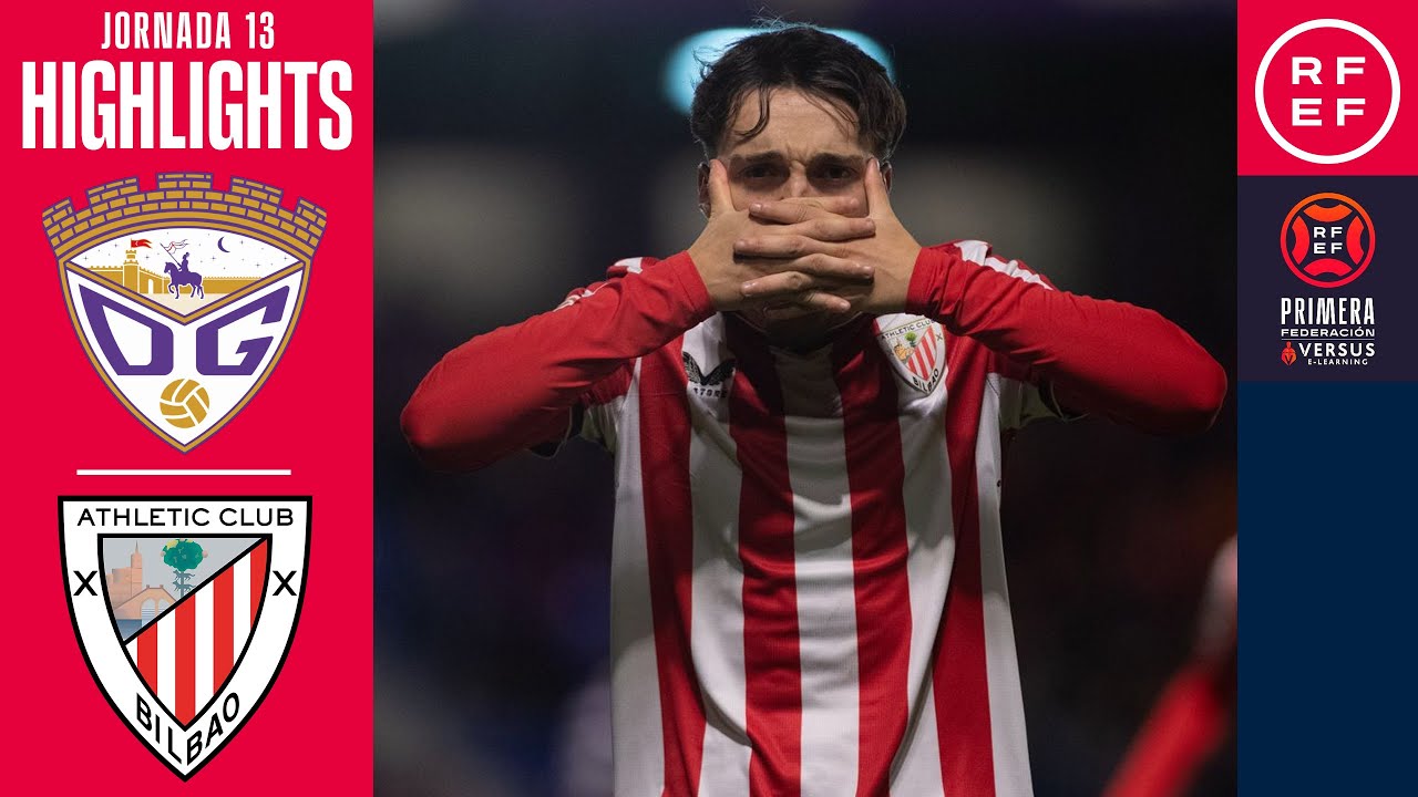 Resumen #PrimeraFederación | CD Guadalajara 2-3 Athletic Club B | Jornada 13 | Temporada 2025/26