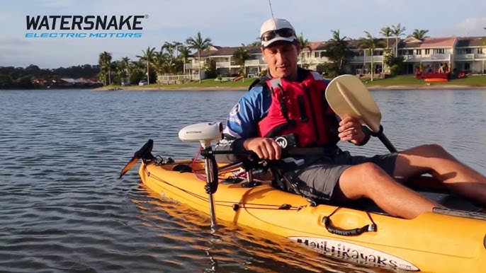 WaterSnake Trolling Motor Demo. Light Weight, Simple and Powerful