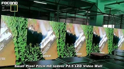 Focono Small Pixel Pitch MTV25 LED Video Wall