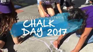 College Commitment Chalk Day 2017