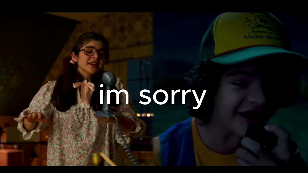 the stranger things 3 never ending story scene but I made it absolutely DIABOLICAL (I'm sorry)