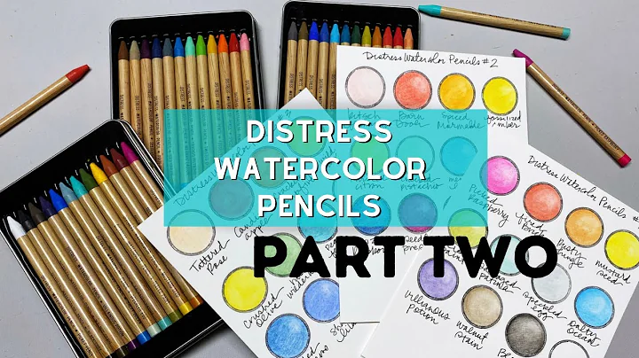 Distress Watercolor Pencil Techniques Part 2-TEXTURE PASTE