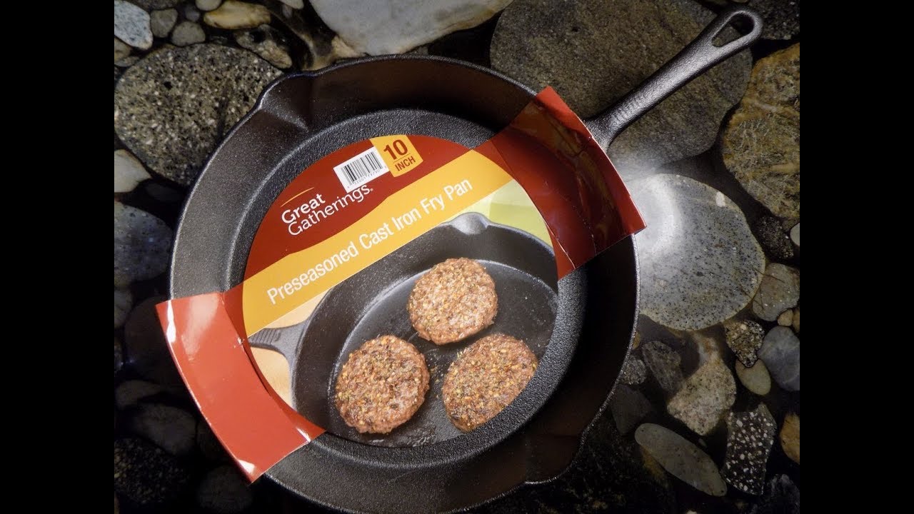 Unboxing Review Big Lots 10 Cast Iron Skillet YouTube