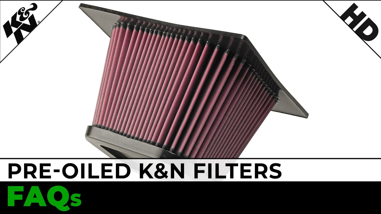 K&N Air filter cleaning & re-oil 