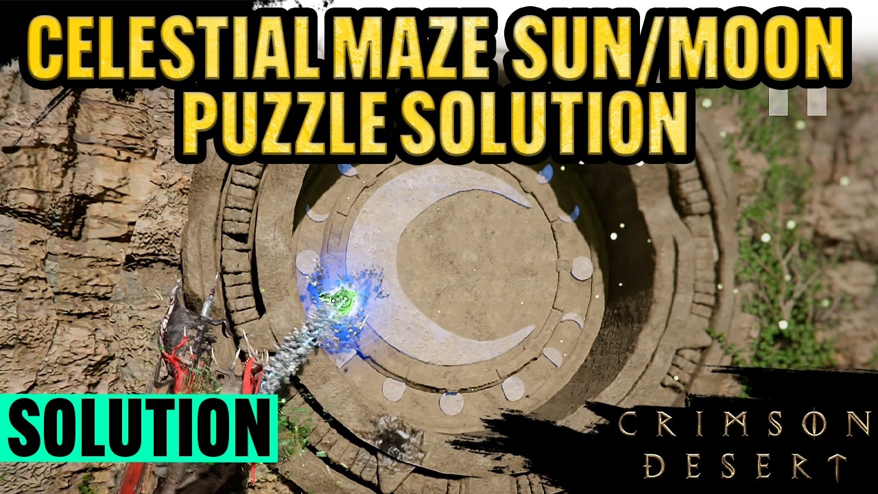 太陽の迷路 Crimson Desert: How to solve Smoking Lands' Celestial Maze Puzzle