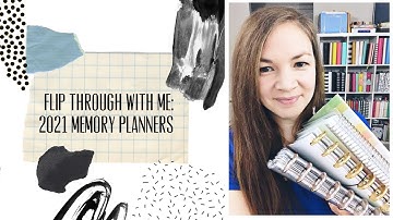 Flip Through with Me: 2021 Memory Planners