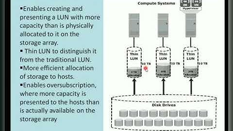 17CS754- Storage provisioning