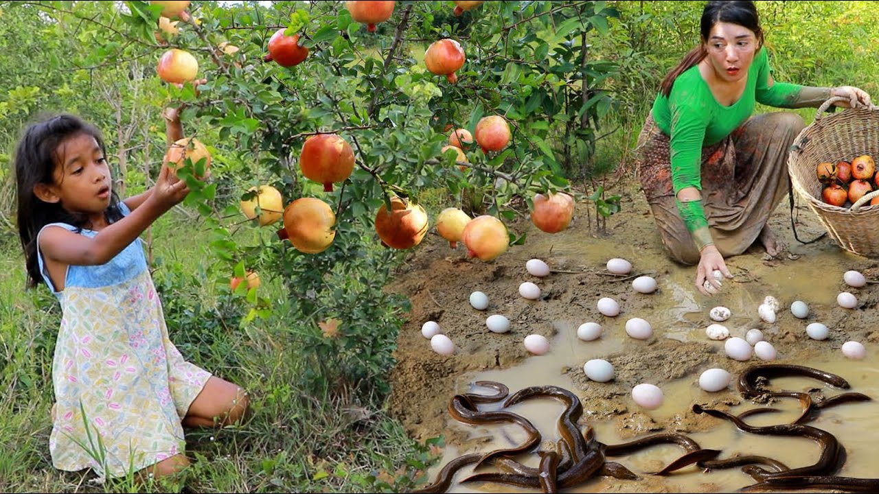 Pick a lot egg and Catch Ell of survival- Cooking Ell spicy chili ...