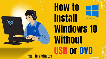 How to Install Windows 10 Without USB, DVD, or CD Using CMD | Step-by-Step Guide