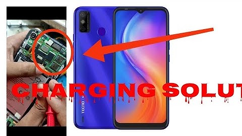 tecno spark 6 go ke5k charging not show solution