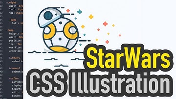 StarWars BB-8 CSS Speed Drawing