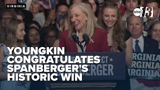 FULL: Virginia governor Glenn Youngkin congratulations Abigail Spanberger on historic win