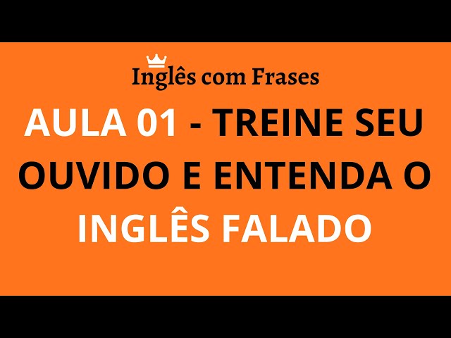 Inglês conversação (vídeo aula 01) Treinando what is? 