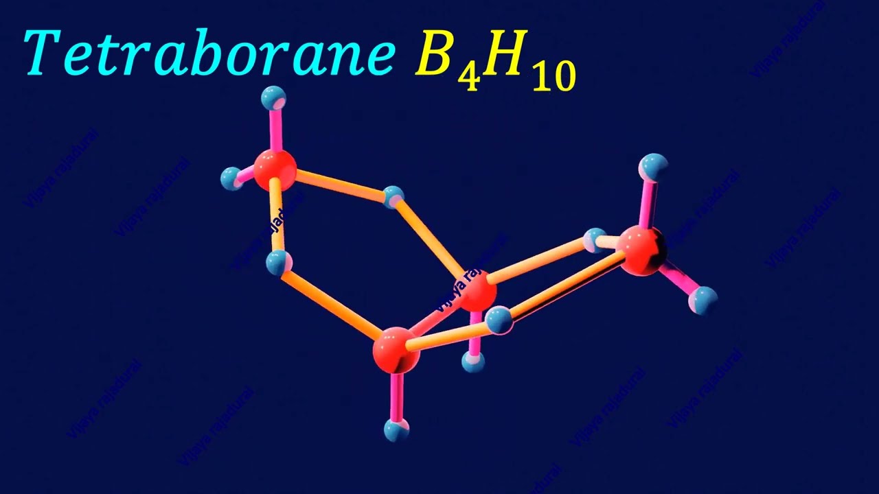 Hydrides of Boron/Structure of Tetraborane/ B4H10/Boron familychemistry