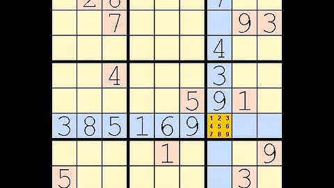 v2 - How to Solve New York Times Sudoku Hard  2 May, 2024