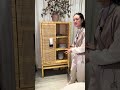 AMARA NATURAL WOVEN RATTAN CABINET