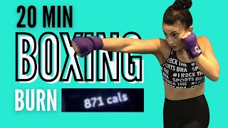 BURN 600-900 CALORIES In 20 Minute Shadow Boxing Workout // SERIOUS SWEAT! screenshot 5