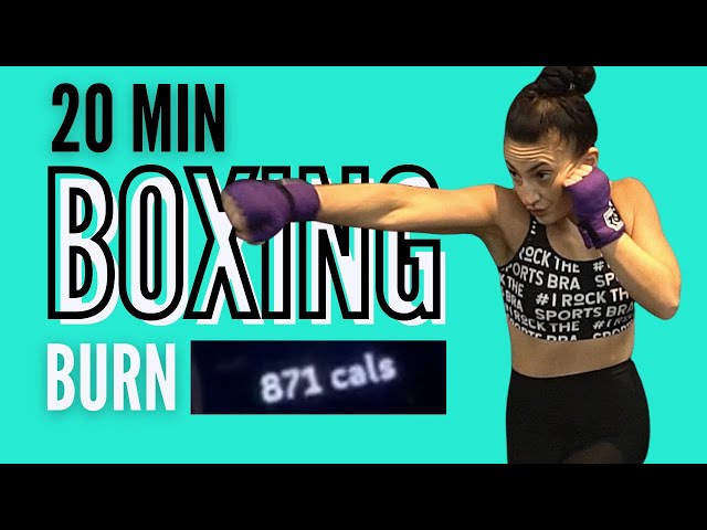 BURN 600-900 CALORIES In 20 Minute Shadow Boxing Workout // SERIOUS SWEAT!  