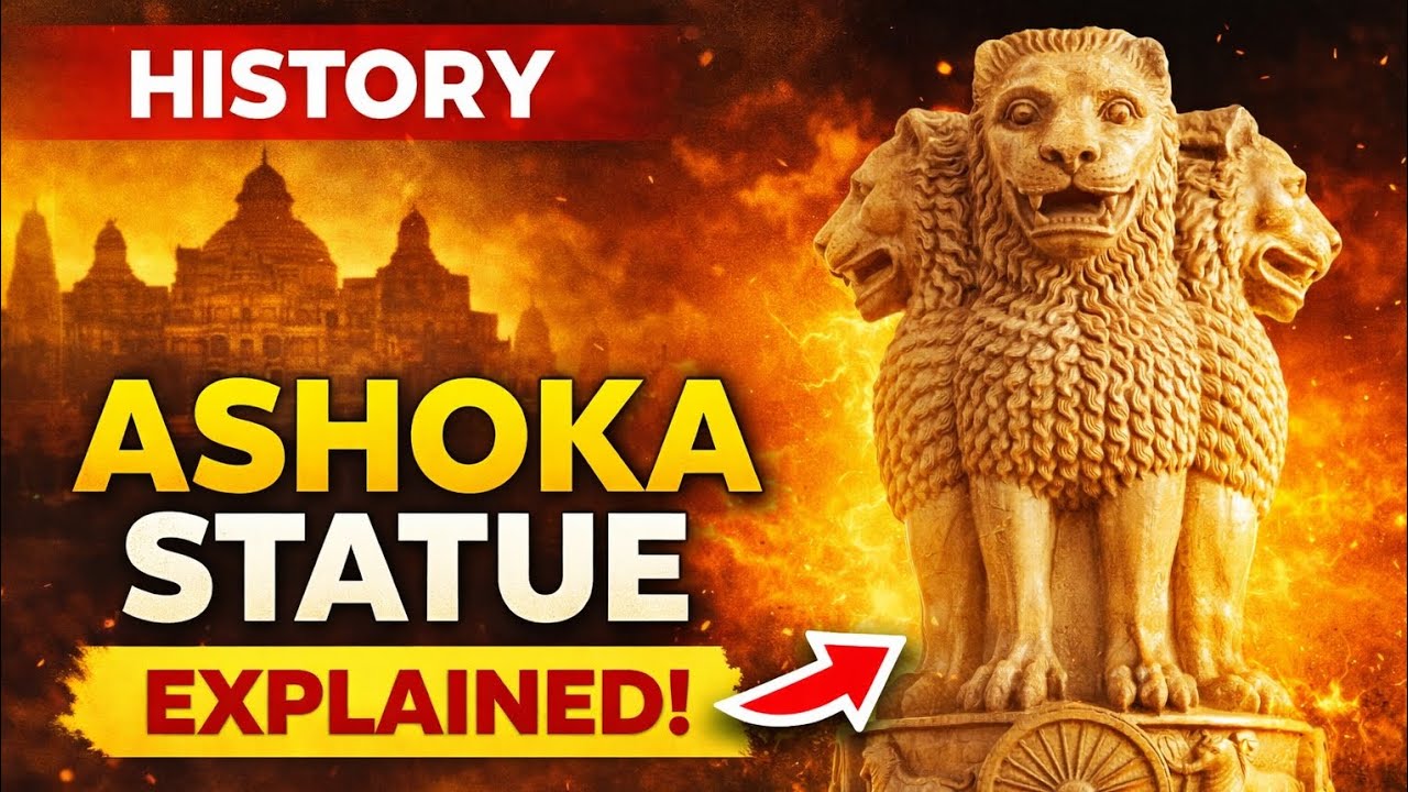 Ashoka Statue Explained | History of India’s National Emblem 🇮🇳