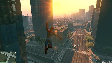 GTA 5 Spiderman by JulioNIB - Some Web Swing - WIP