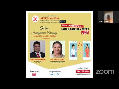 Jain Kalyanam Online Matrimonial Meet 1.0 Inauguration Ceremony