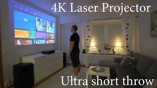 Xiaomi Mi 4K UST laser projector 2019 review and comparison - YouTube