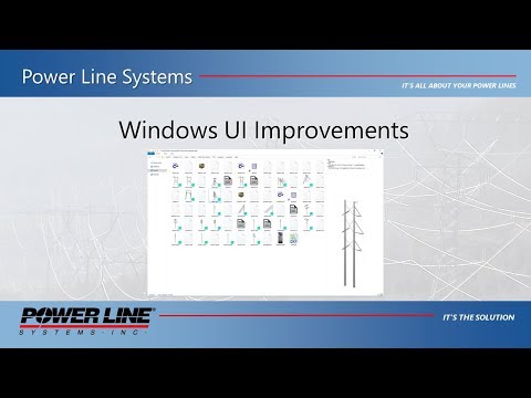 PLS Windows User Interface Improvements