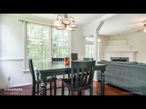 92 Rushing Wind Way, Apex, NC home video tour