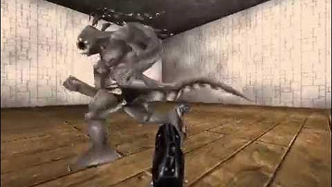 Unreal 0.83 beta (1996) - Enemies (The dragon!)