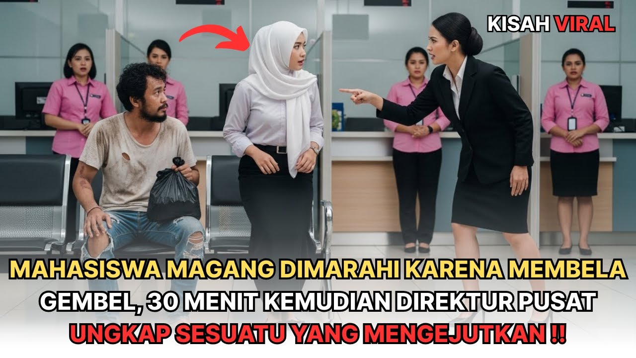 MAHASISWA MAGANG BELA GEMBEL DIUSIR, 30 MENIT KEMUDIAN DIREKTUR UNGKAP IDENTITAS MENGEJUTKAN!
