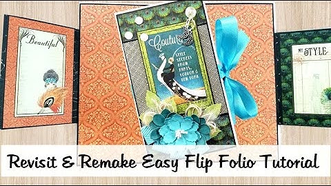 Revisit and Remake Easy to Make Flip Folio Tutorial Polly