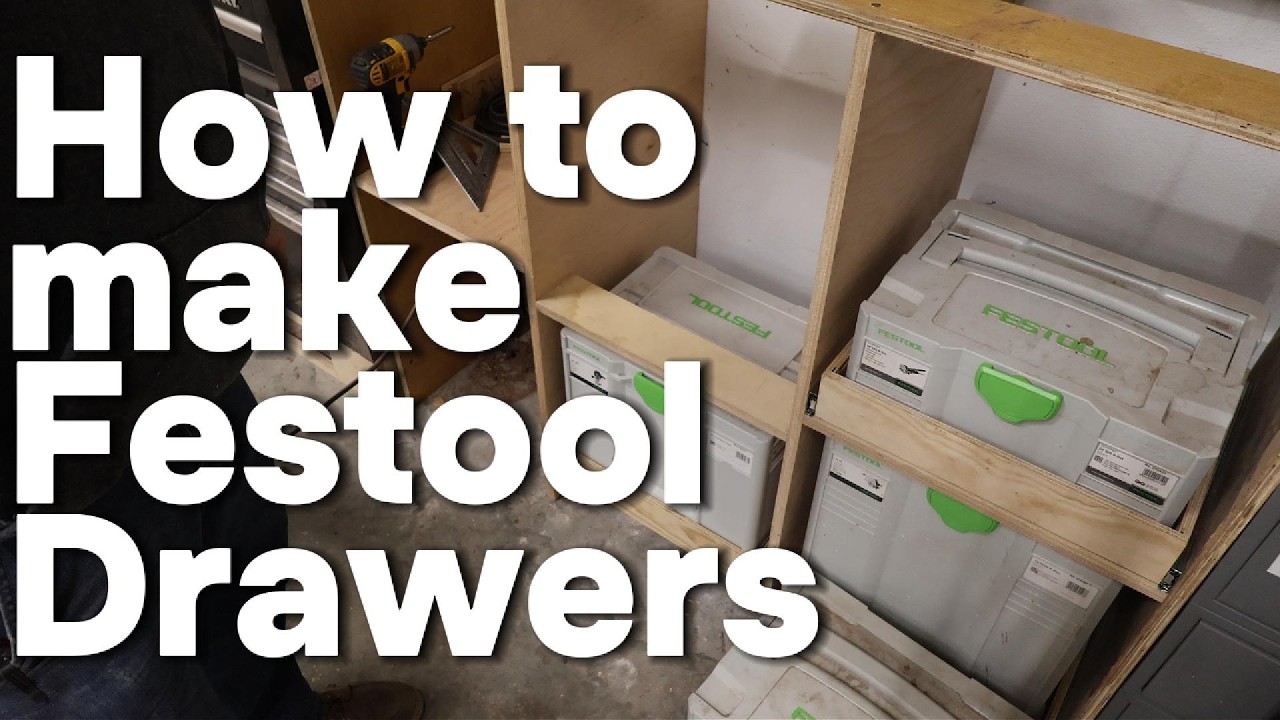 How to make Festool Drawers quick and easy. - YouTube