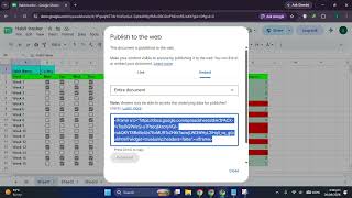 How to Embed a Google Sheet Into a Website